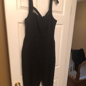 BCBG black ankle length jumpsuit
